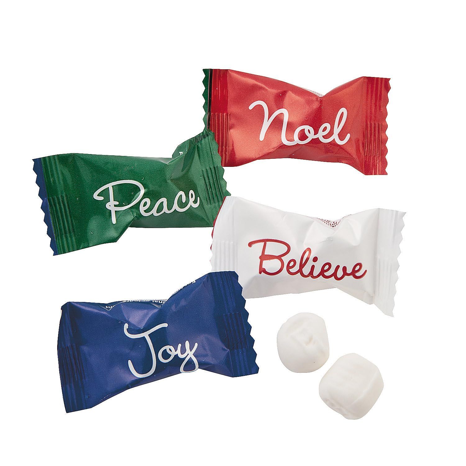 Fun Express - Faith Buttermints for Christmas - Edibles - Mints - Buttermints - Christmas - 108 Pieces