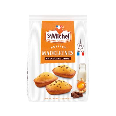 St Michel Madeleine&#39;s, Chocolate Chip, 6.17 Ounce
