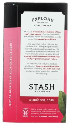 Stash Green Tea with Matcha Pomegranate Raspberry -- 18 Tea Bags (Pack of 2)