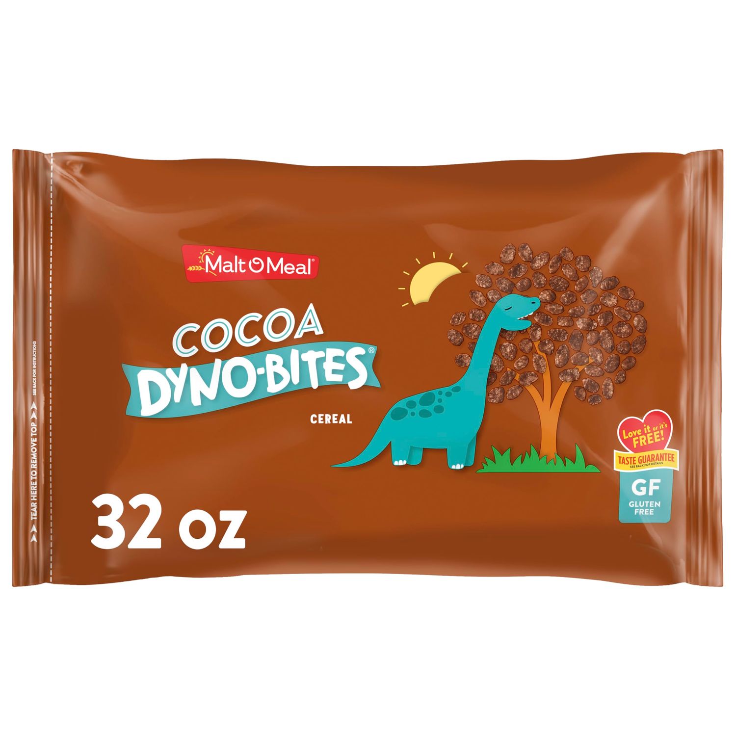 Malt-O-Meal Cocoa Dyno Bites Gluten Free Kids Breakfast Cereal, Kids Breakfast Cereal, 32 Ounce - 1 count