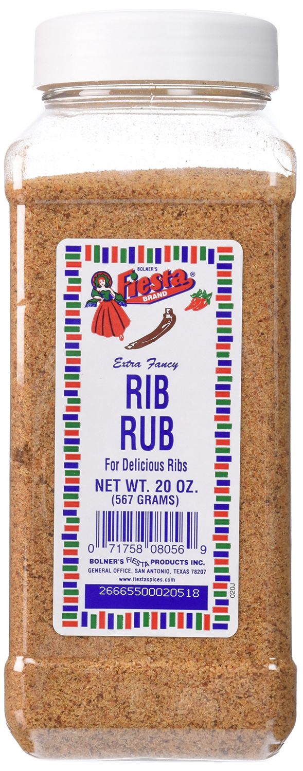 Bolner&#39;s Fiesta Rib Rub 20oz