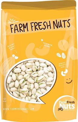 Gourmet Roasted California In Shell Pistachios Unsalted (24 oz.) Extra Large - Roasted to Perfection - Super Crunchy &amp; Delicious - Farm Fresh Nuts Brand