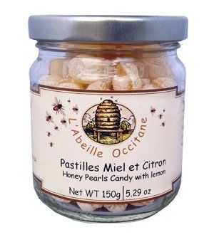 Honey Pearls Candy with Lemon 150 g by L&#39;Abeille Occitane