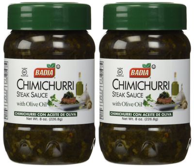 Badia Chimichurri Steak Sauce with Olive Oil, 8 oz (2 Pack)