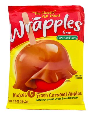 Concord Caramel Apple Wrap 6.05 Oz Package (Value 6 Pack - Makes 30 Fresh Caramel Apples)