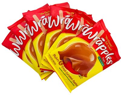 Concord Caramel Apple Wrap 6.05 Oz Package (Value 6 Pack - Makes 30 Fresh Caramel Apples)