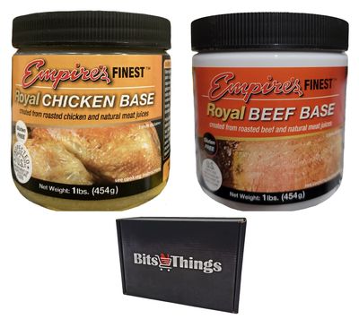 Bits N Things Royal Base 16 oz. | Gluten Free | (2 Pack, Chicken &amp; Beef)