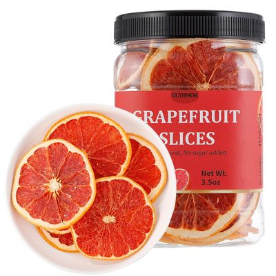 Premium Dried Grapefruit Slices 3.5 Oz/100g,Dehydrated Grapefruit,100% Natural,No Additives &amp; No Sugar Added.