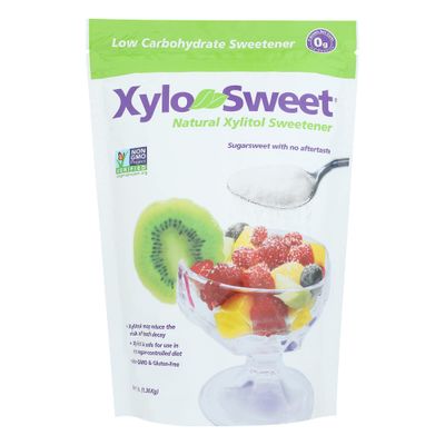 Xlear XyloSweet Non-GMO Xylitol Sweetener - Natural Sweetener Sugar Substitute, Granules, 3 Pound Bag (Pack of 1)