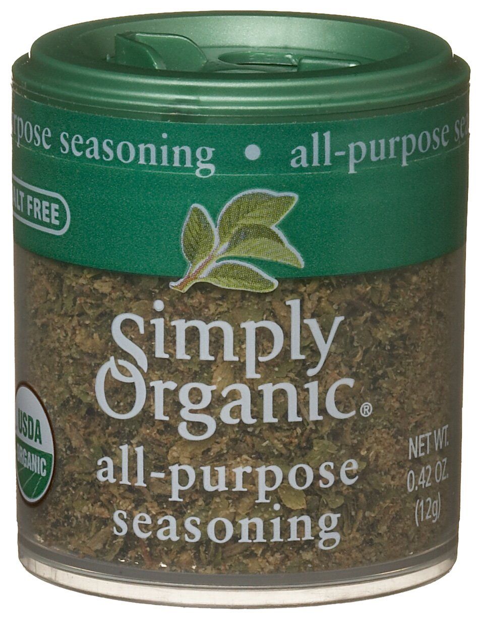 Simply Organic All-Purpose Seasoning, Certified Organic | 0.42 oz | Pack of 6