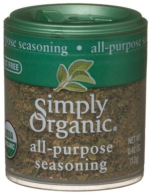 Simply Organic All-Purpose Seasoning, Certified Organic | 0.42 oz | Pack of 6