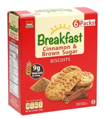 Sobisk Breakfast Cinnamon &amp; Brown Sugar Biscuits, 6-ct. Box