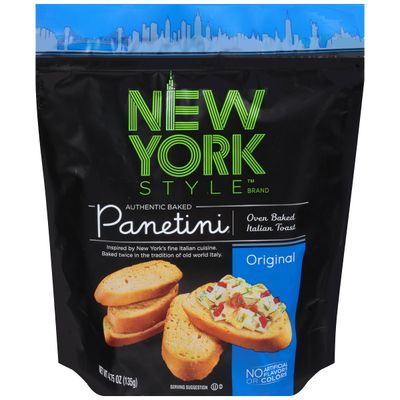 New York Style Panetini Crackers, Original, 4.75 Ounce