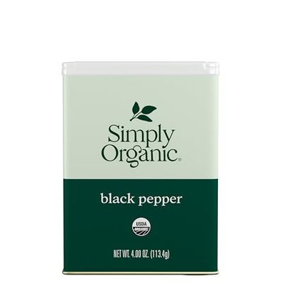 Simply Organic Black Pepper, Certified Organic | 4 oz