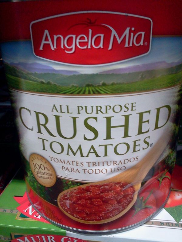 Angela Mia Crushed Tomatoes - 102 oz.