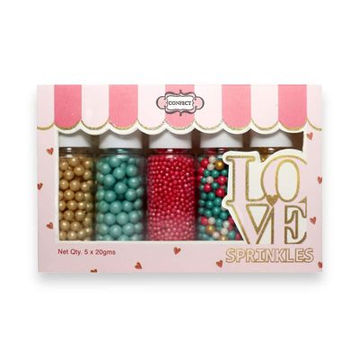 Confect Disco Ball Mashup Sprinkles DM Multipack 1 100 GMS for Cake Cupcake Dcor, Multicolor