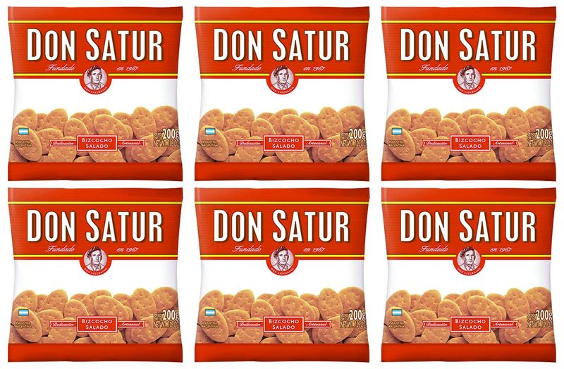 Don Satur- Bizcochos 200grs 6 Pack