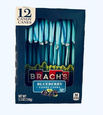 Brach&#39;s Santa&#39;s Choice Blueberry Candy Canes