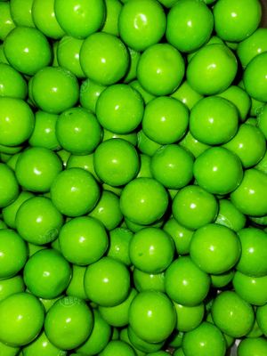 Bayside Candy Flavored Gumballs Green Apple Gumballs (3LBS)