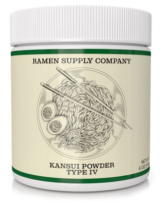 Food Grade Potassium Carbonate - 6 Oz - Kansui Powder for Making Fresh Ramen Noodles - Type 4
