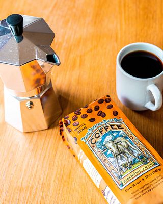 Raven's Brew Coffee Bold Organic Coffee Dark Roast Whole Bean - Organic Three Peckered Billy Goat 12oz