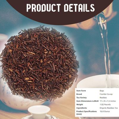 FRONTIER HERB TEA LSE ROOIBOS ORG 16 OZ