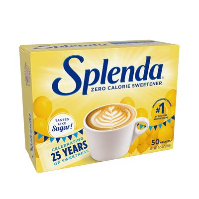 SPLENDA Zero Calorie Sweetener, 50 Count Packets