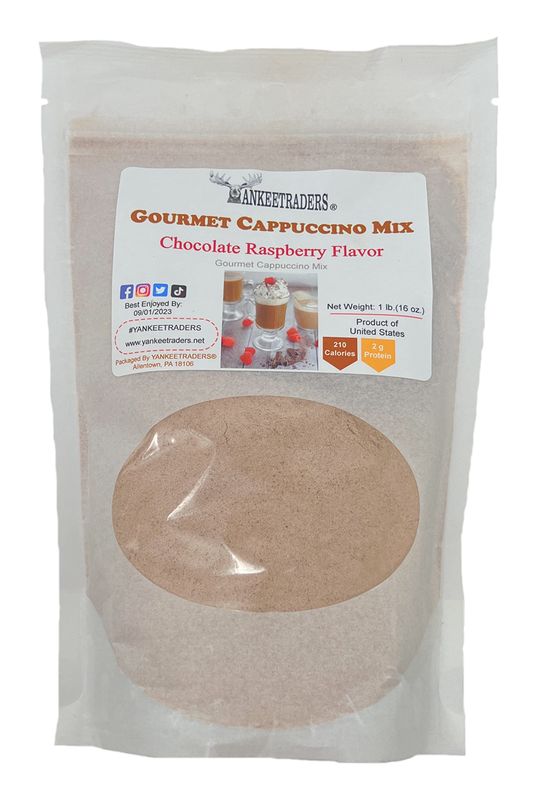YANKEETRADERS, Chocolate Raspberry Cappuccino Mix, 1 Pound