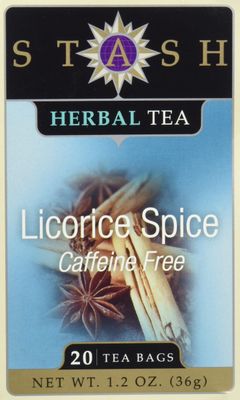STASH TEA TEA,HERBAL,LICORICE SPICE, 20 BAG, 1.2 Oz