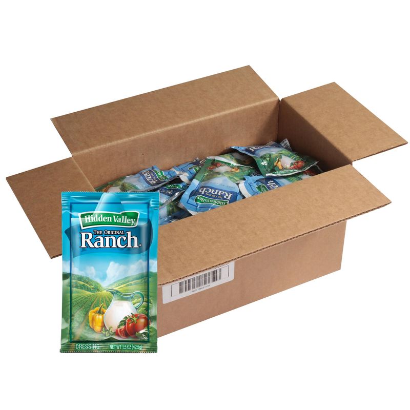 Hidden Valley Original Ranch Dressing &amp; Ranch Dip Packets, 1.5 oz (84 Pack)