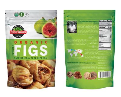 Organic Turkish Sun-Dried Figs 2lb bag - USDA Certified- Non-GMO- Unsulfured Vegan Snack