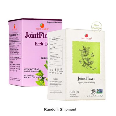 Health King Jointflexer Herb Tea, Teabags, 20-Count Box (Pack of 4)