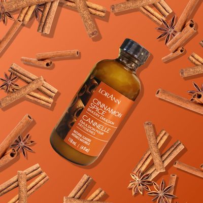 Lorann Oils Cinnamon Spice Bakery Emulsion: True Cinnamon Essence, Perfect for Enhancing Spiced Undertones in Baked Goods, Gluten-Free, Keto-Friendly, Cinnamon Extract Alternative for Your Kitchen