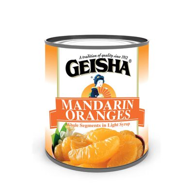 GEISHA Mandarin Oranges in Lite Syrup 11 OZ. (Pack of 24), Mandarin Orange | Kosher Certified  No Saturate &amp; Trans Fat  Gluten Free