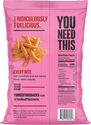 YOU NEED THIS Cinnamon Churro Puffs, 4 Oz Bag (Pack of 6)