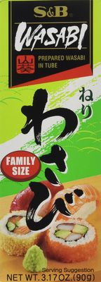 S &amp; B Wasabi Paste 90g (Pack of 3)