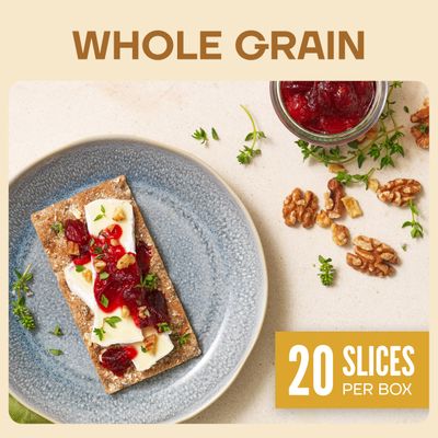 Wasa Whole Grain Crispbread, 9.2 oz (Pack of 12), Crackers, Non-GMO Ingredients, Fat Free, Made with 100% Whole Grains