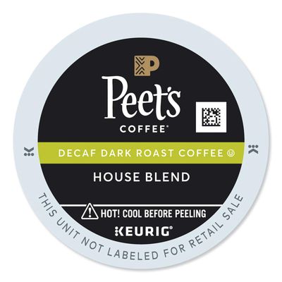 Peet&#39;s Coffee &amp; Tea Decaf House Blend K-Cup Portion Pack for Keurig K-Cup Brewers, 22 Count