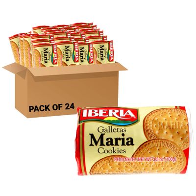 Iberia Maria Cookies, 3.5 oz (Pack of 24)