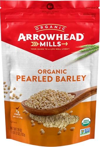 Arrowhead Mills Organic Pearled Barley, 28 oz Bag