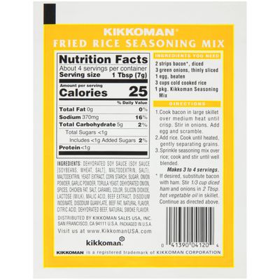 Kikkoman Fried Rice Seasoning Mix, 1-ounce Pack (Pack of 10)