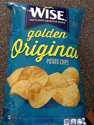 Wise All Natural Potato Chips, 7 oz
