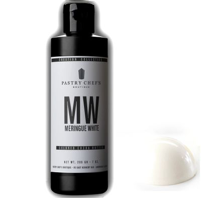 Pastry Chef&#39;s Boutique Intuition Collection Premium Colored Cocoa Butter Coloring for Chocolate - 7 oz. - Meringue White