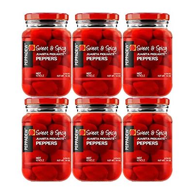 Peppadew Peppers - Hot - Value Bundle of 6 (84 ounce)