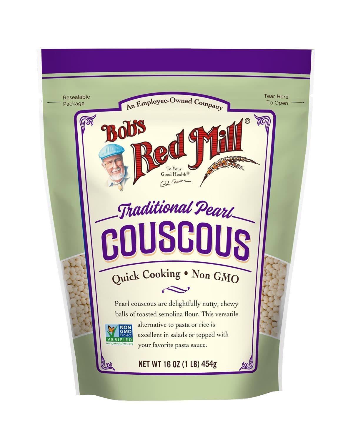 Bob&#39;s Red Mill Traditional Pearl Couscous (16 Ounce , Pack of 4)