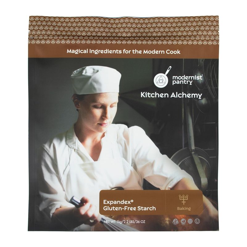 Improved Expandex GF Tapioca Starch - 1kg/2.2lbs/36oz  Non-GMO Gluten-Free Vegan OU Kosher Certified (Perfect for Gluten-Free Baking)