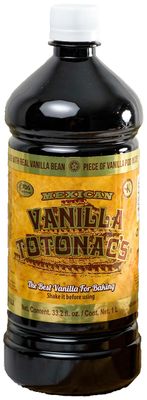 Mexican Vanilla Totonac&#39;s Pure Extract - 33.2 Oz Bottle - Premium Vanilla Liquid for Baking &amp; Cooking, Packaging May Vary