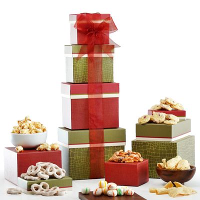Gourmet Food Fathers Day Gift Basket Tower Snack Gifts for Women, Men, Families, College - Appreciation, Thank You, Congratulations, Corporate, Get Well Soon Care Package