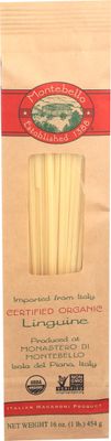 MONTEBELLO Organic Linguine, 16 OZ