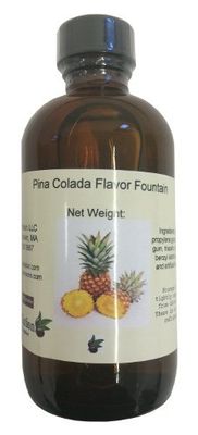 OliveNation Pina Colada Flavor Fountain - 4 ounces - Gluten-free, Sugar-free - Premium Quality Emulsion for Baking
